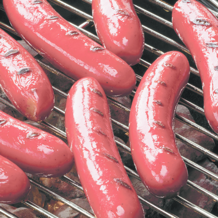 Fully Cooked 6:1 Collagen Casing Polish Sausage Red Hot Links 2 5 Lb 