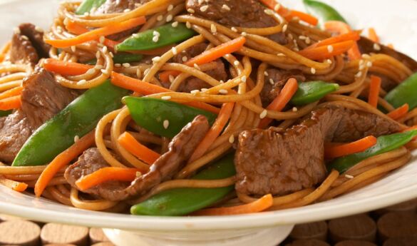 Asian Beef and Noodle Salad