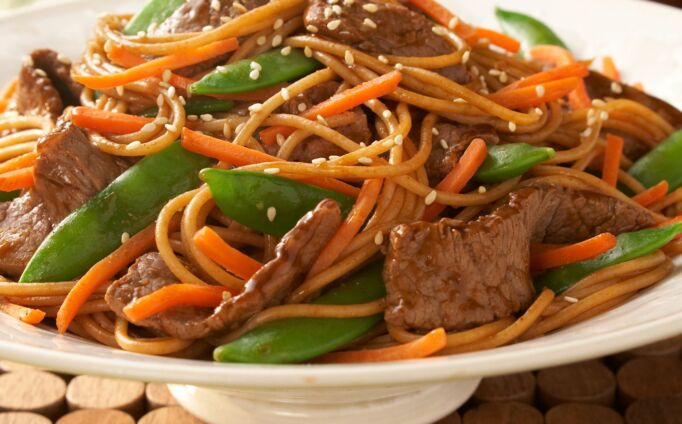 Asian Beef and Noodle Salad
