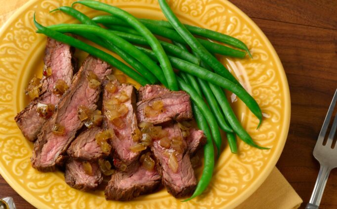 Balsamic Onion Mocha Flank Steak