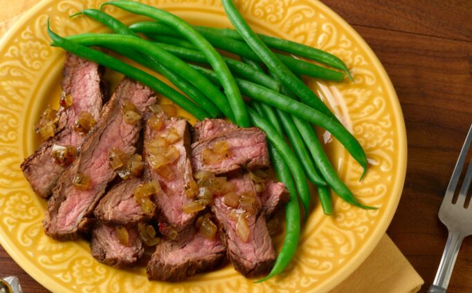 Balsamic Onion Mocha Flank Steak
