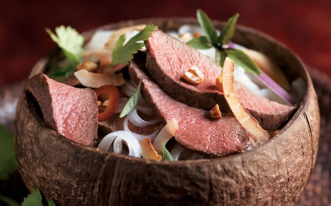 Beef and Coconut Noodle Salad