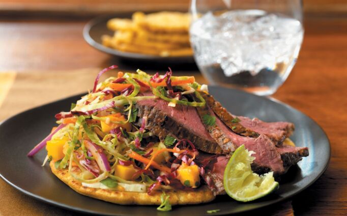 Beef Pupusas & Curtido Slaw