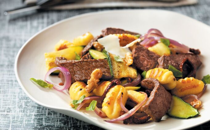 Beef Ranch Zucchini Gnocchi
