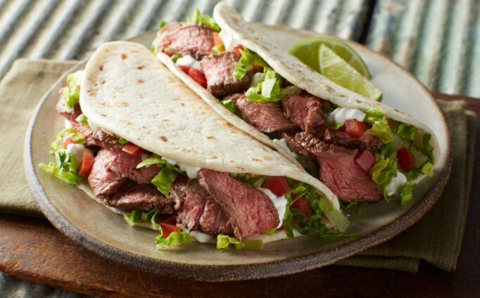 Beef Steak Soft Tacos