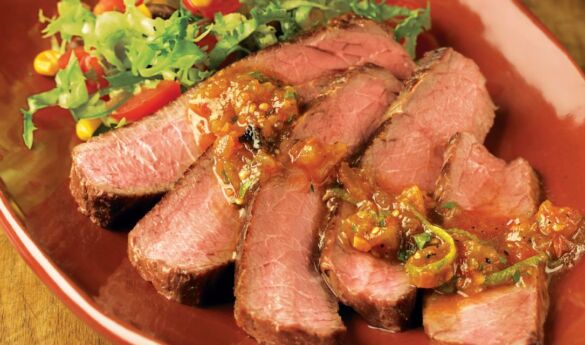 Chipotle Salsa Steak