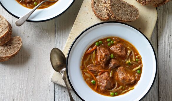 Slow Cooker Pot Roast Soup