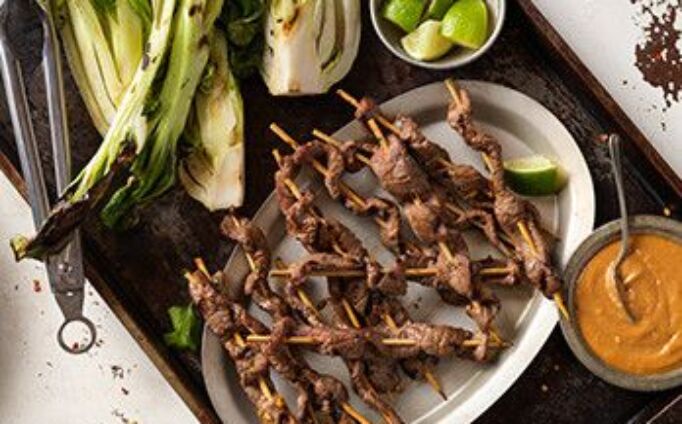 Beef Satay & Spicy Peanut Sauce